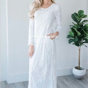 Day Dreamer Lace Full Length Dress